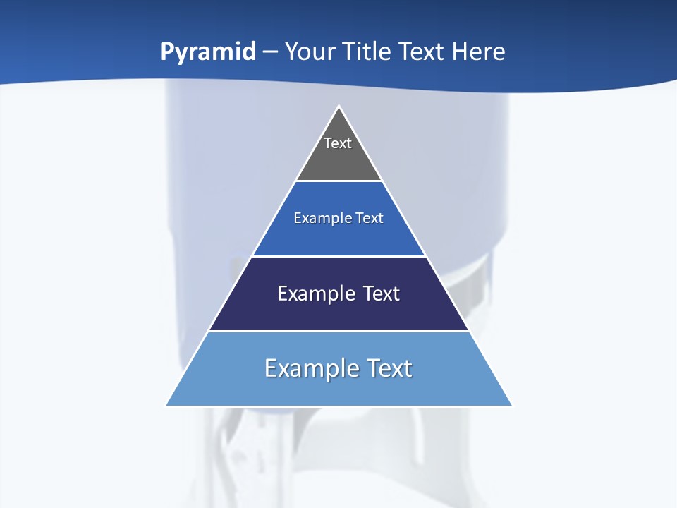 A Blue And White Toilet Paper Dispenser On A White Background PowerPoint Template