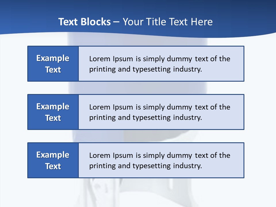 A Blue And White Toilet Paper Dispenser On A White Background PowerPoint Template