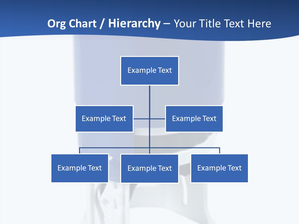A Blue And White Toilet Paper Dispenser On A White Background PowerPoint Template