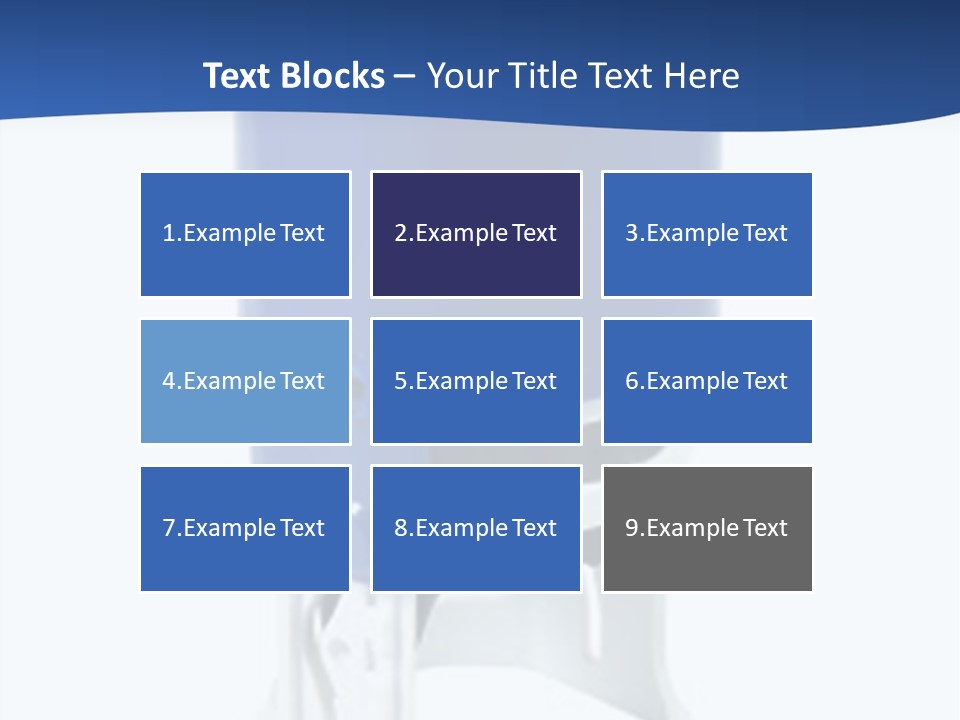 A Blue And White Toilet Paper Dispenser On A White Background PowerPoint Template