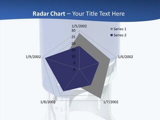 A Blue And White Toilet Paper Dispenser On A White Background PowerPoint Template