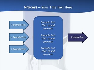 A Blue And White Toilet Paper Dispenser On A White Background PowerPoint Template
