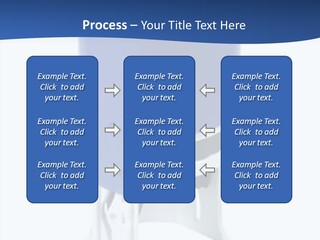 A Blue And White Toilet Paper Dispenser On A White Background PowerPoint Template