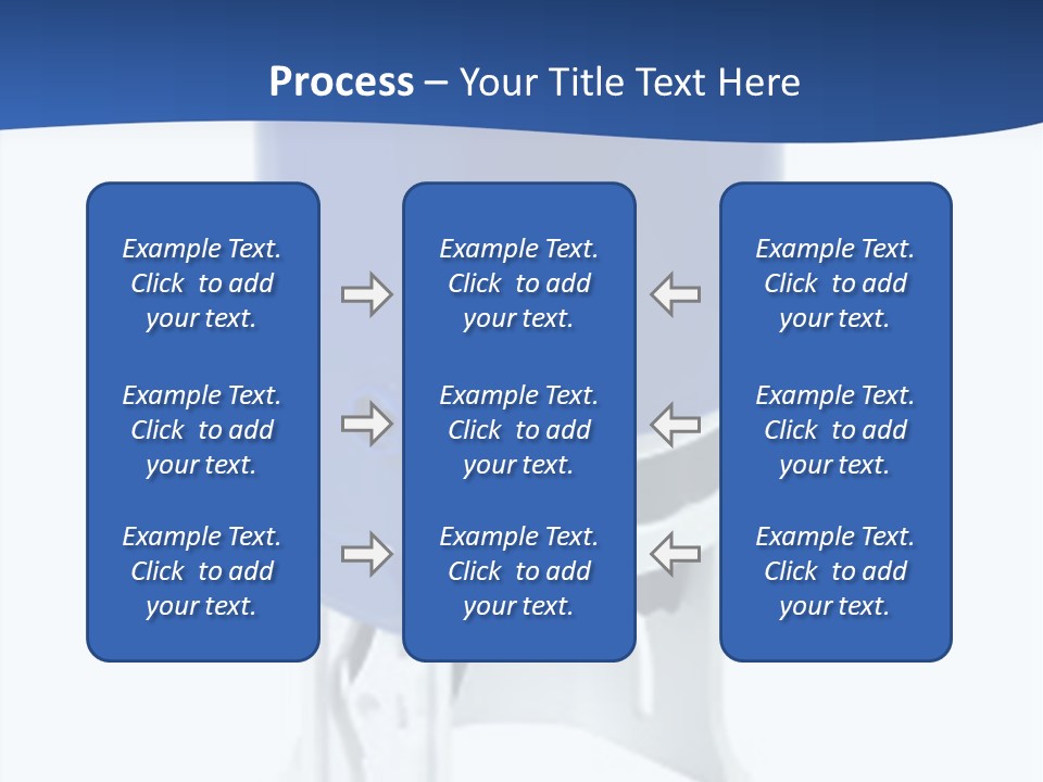 A Blue And White Toilet Paper Dispenser On A White Background PowerPoint Template