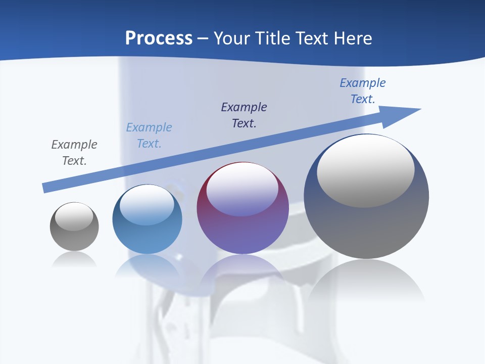 A Blue And White Toilet Paper Dispenser On A White Background PowerPoint Template
