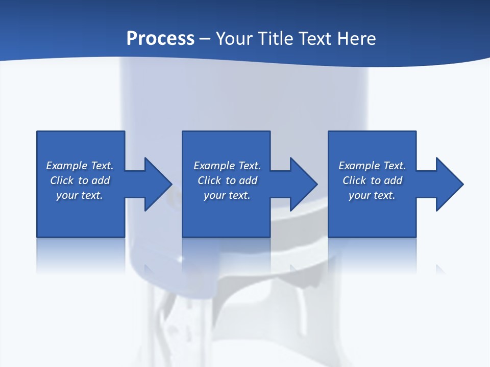 A Blue And White Toilet Paper Dispenser On A White Background PowerPoint Template