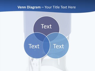 A Blue And White Toilet Paper Dispenser On A White Background PowerPoint Template