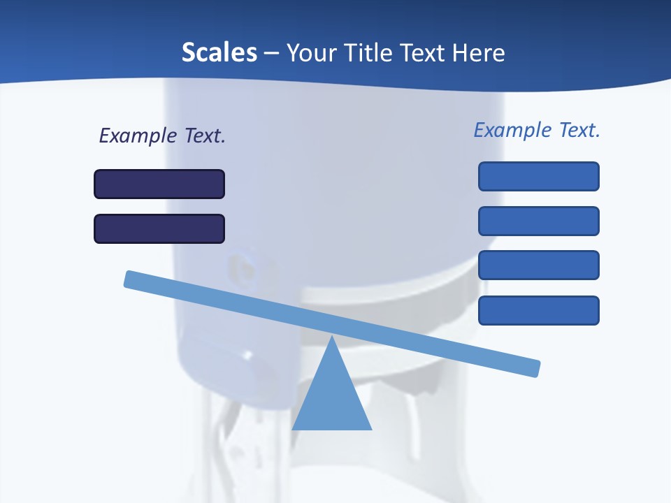 A Blue And White Toilet Paper Dispenser On A White Background PowerPoint Template
