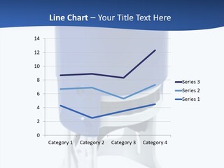 A Blue And White Toilet Paper Dispenser On A White Background PowerPoint Template