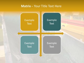 A Woman Slides Down A Slide In A Water Park PowerPoint Template