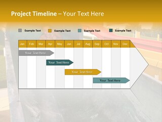 A Woman Slides Down A Slide In A Water Park PowerPoint Template