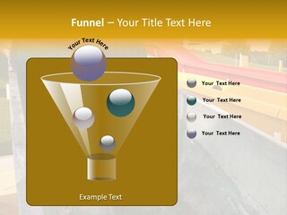 A Woman Slides Down A Slide In A Water Park PowerPoint Template