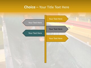 A Woman Slides Down A Slide In A Water Park PowerPoint Template