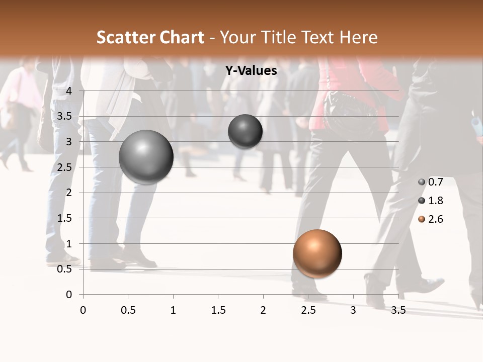 A Group Of People Walking Across A Street PowerPoint Template