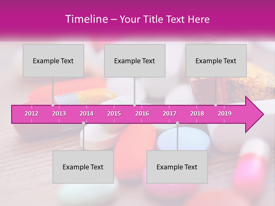 A Pile Of Pills And A Corn On A Table PowerPoint Template