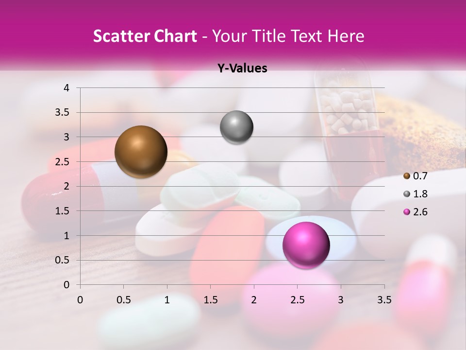 A Pile Of Pills And A Corn On A Table PowerPoint Template