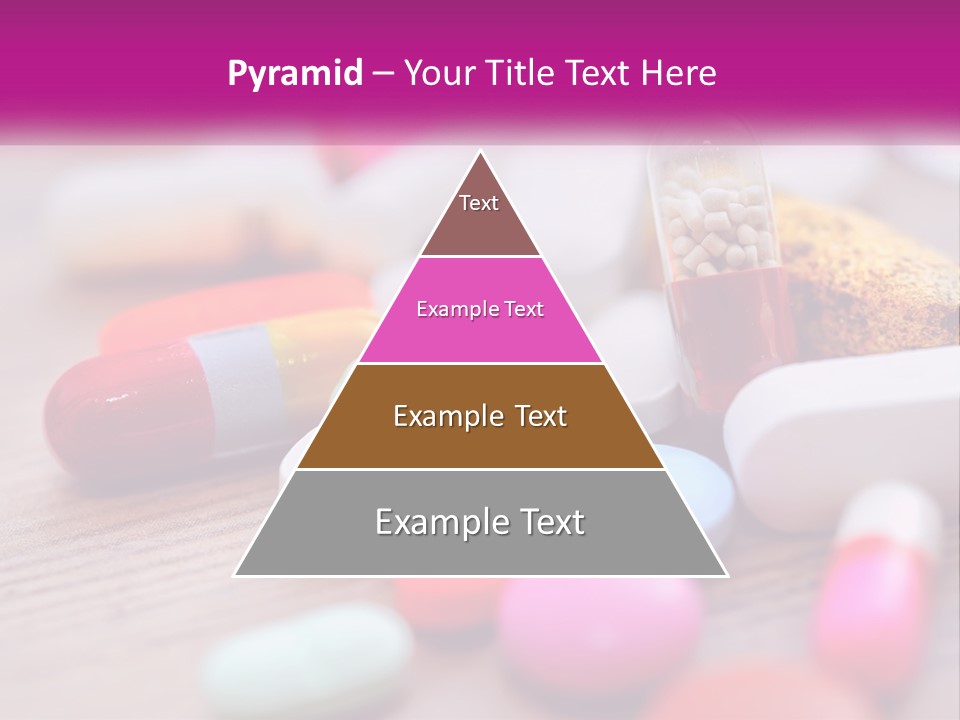 A Pile Of Pills And A Corn On A Table PowerPoint Template