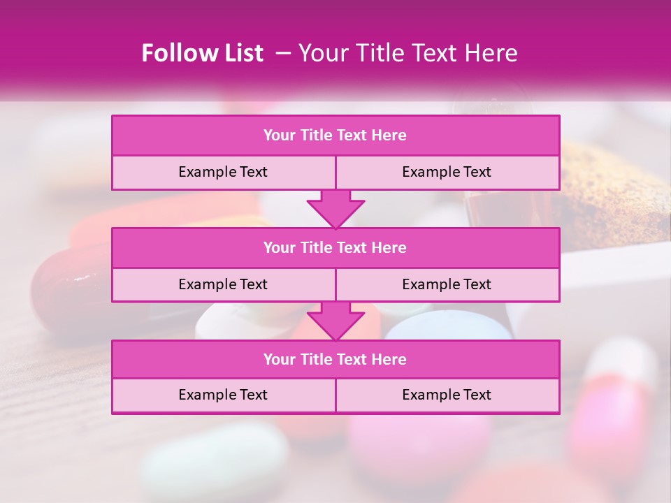A Pile Of Pills And A Corn On A Table PowerPoint Template