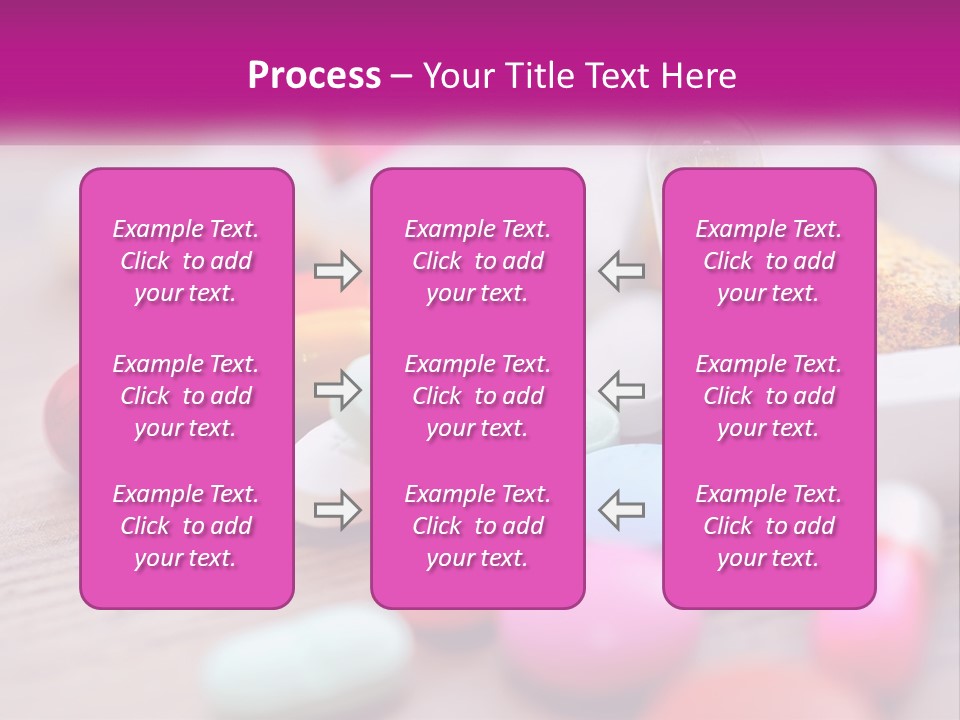 A Pile Of Pills And A Corn On A Table PowerPoint Template