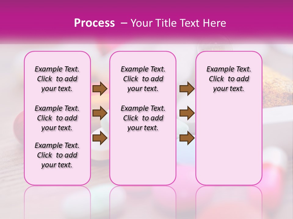 A Pile Of Pills And A Corn On A Table PowerPoint Template