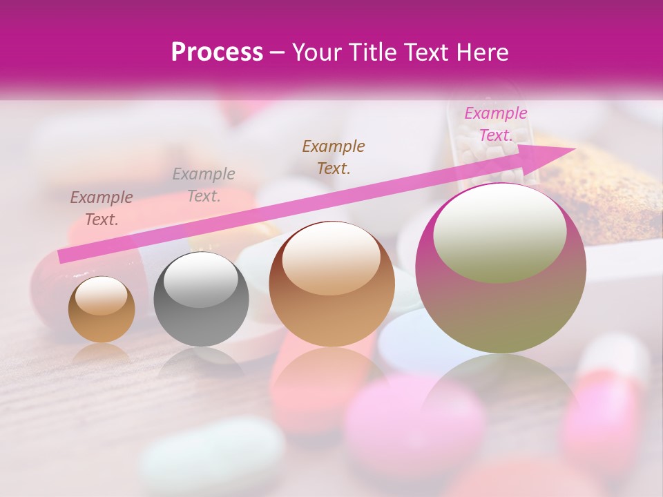 A Pile Of Pills And A Corn On A Table PowerPoint Template