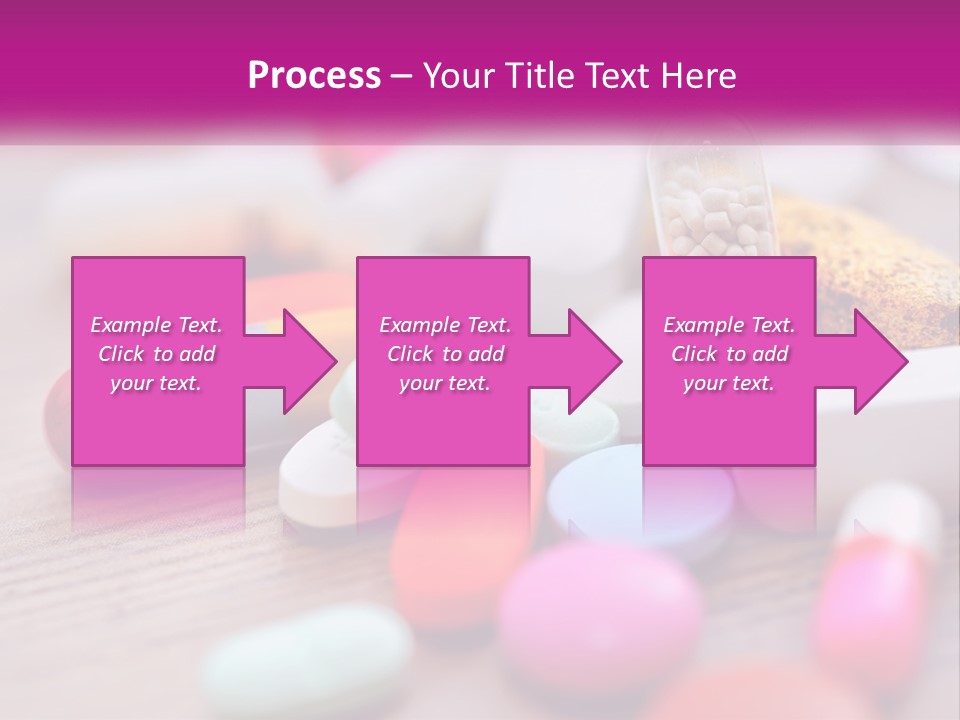 A Pile Of Pills And A Corn On A Table PowerPoint Template