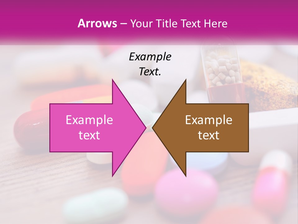 A Pile Of Pills And A Corn On A Table PowerPoint Template