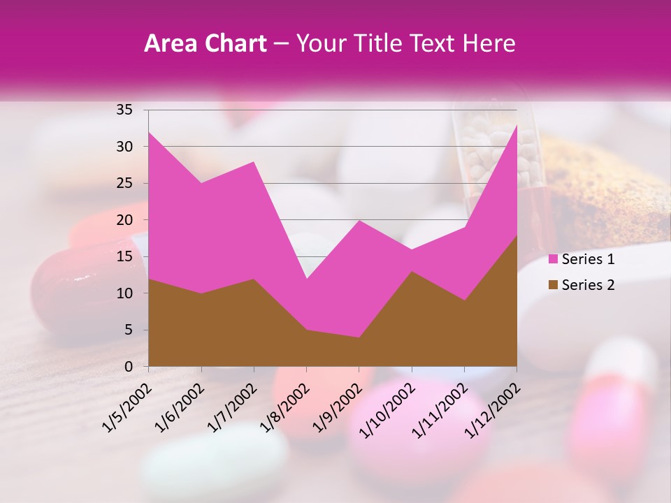 A Pile Of Pills And A Corn On A Table PowerPoint Template