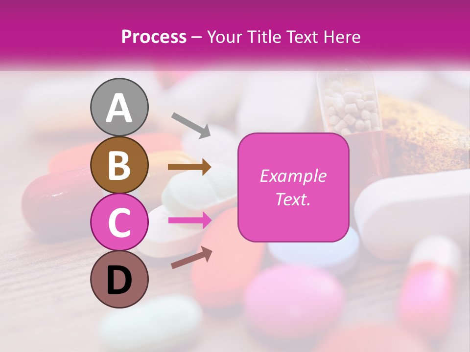 A Pile Of Pills And A Corn On A Table PowerPoint Template