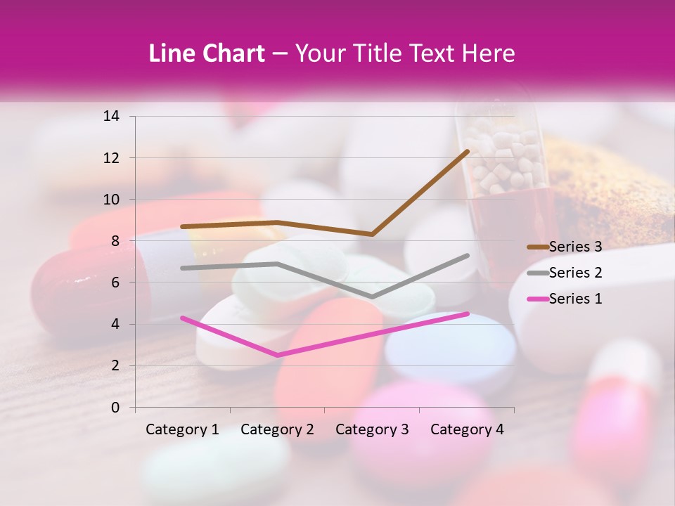 A Pile Of Pills And A Corn On A Table PowerPoint Template