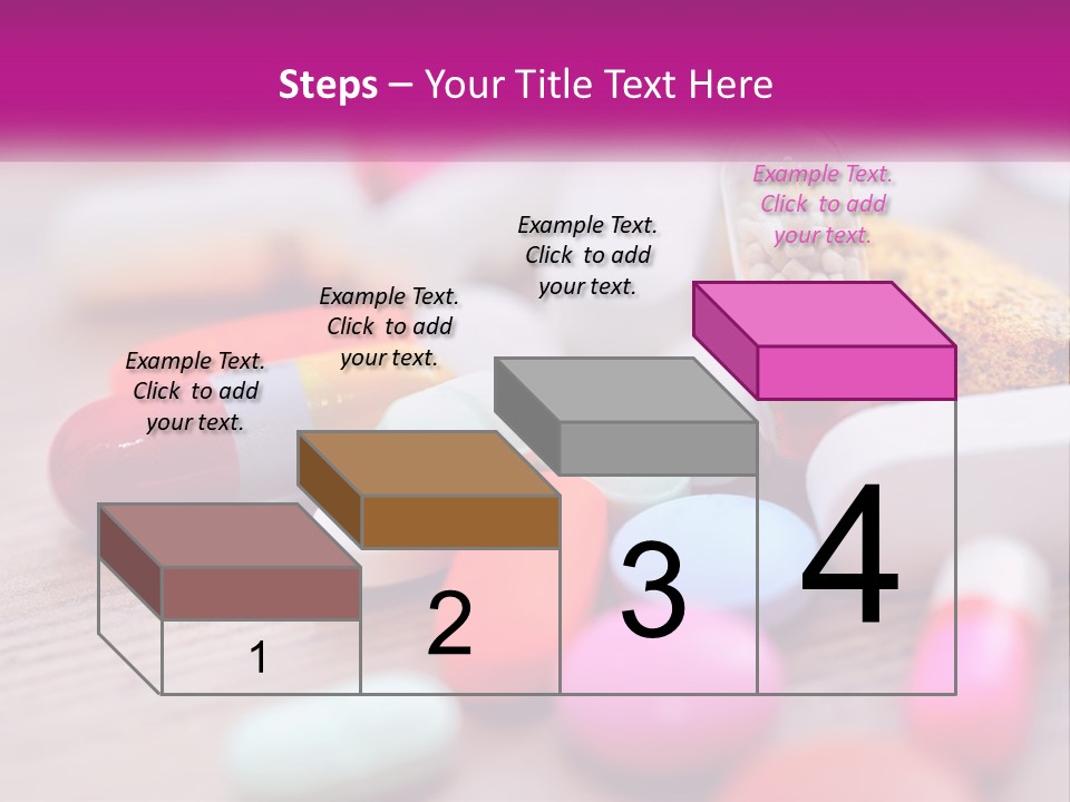 A Pile Of Pills And A Corn On A Table PowerPoint Template