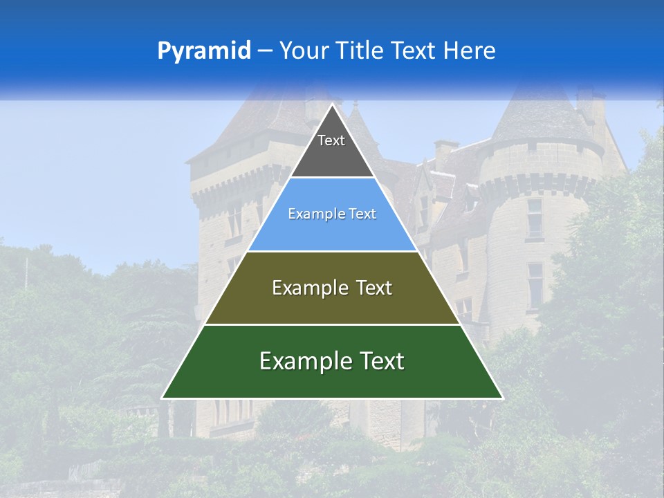 A Castle With A Blue Sky In The Background PowerPoint Template