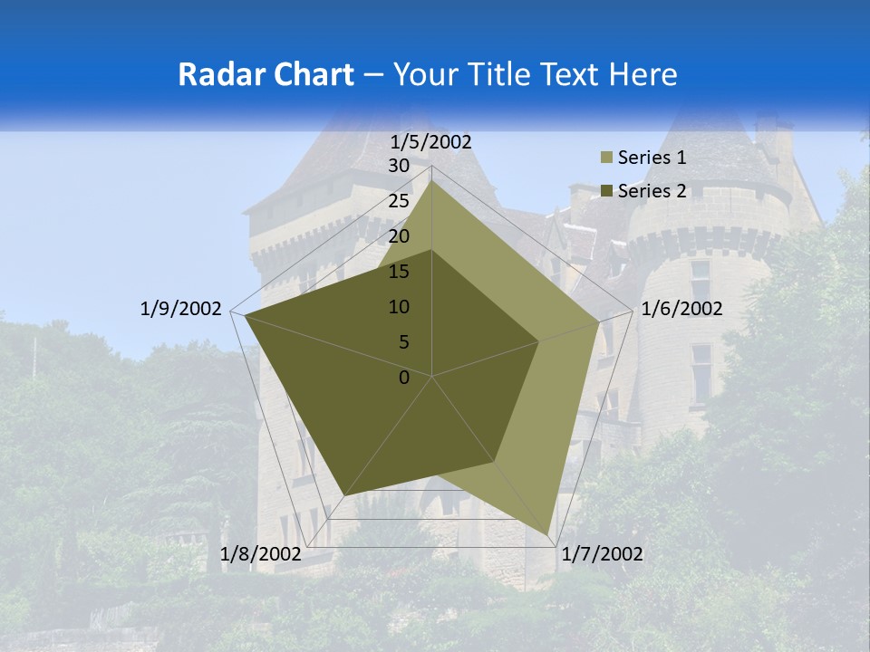 A Castle With A Blue Sky In The Background PowerPoint Template