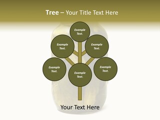 A Jar Filled With Pickles On A White Background PowerPoint Template