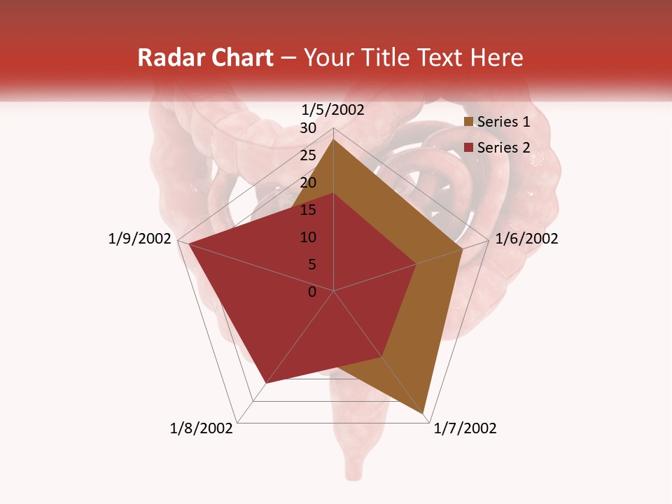 The Stomach Is Shown With A Red Ribbon Around It PowerPoint Template