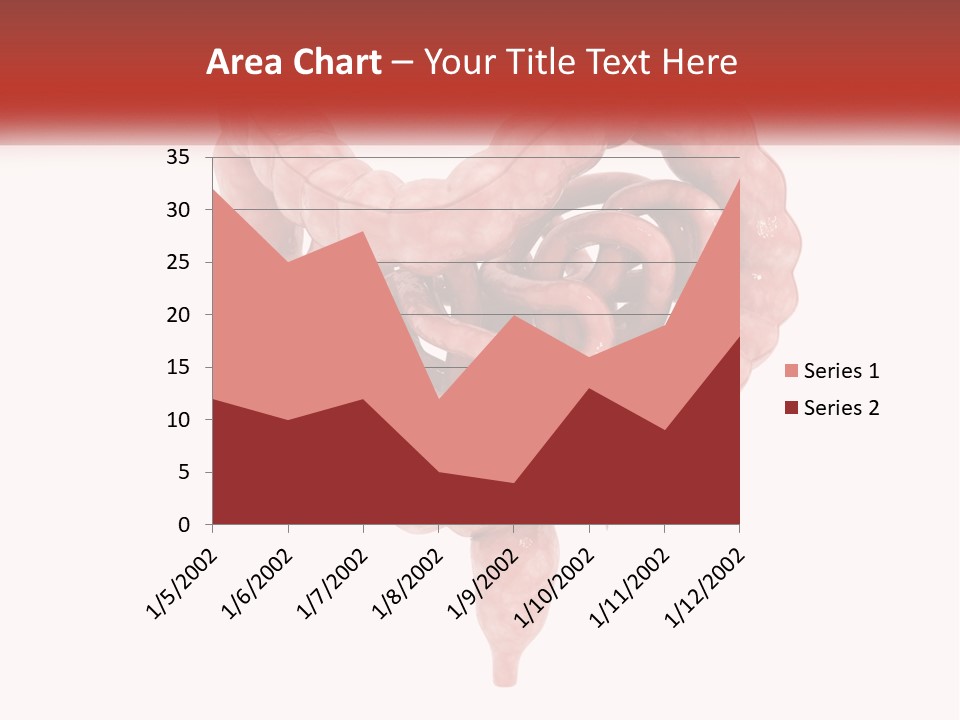 The Stomach Is Shown With A Red Ribbon Around It PowerPoint Template
