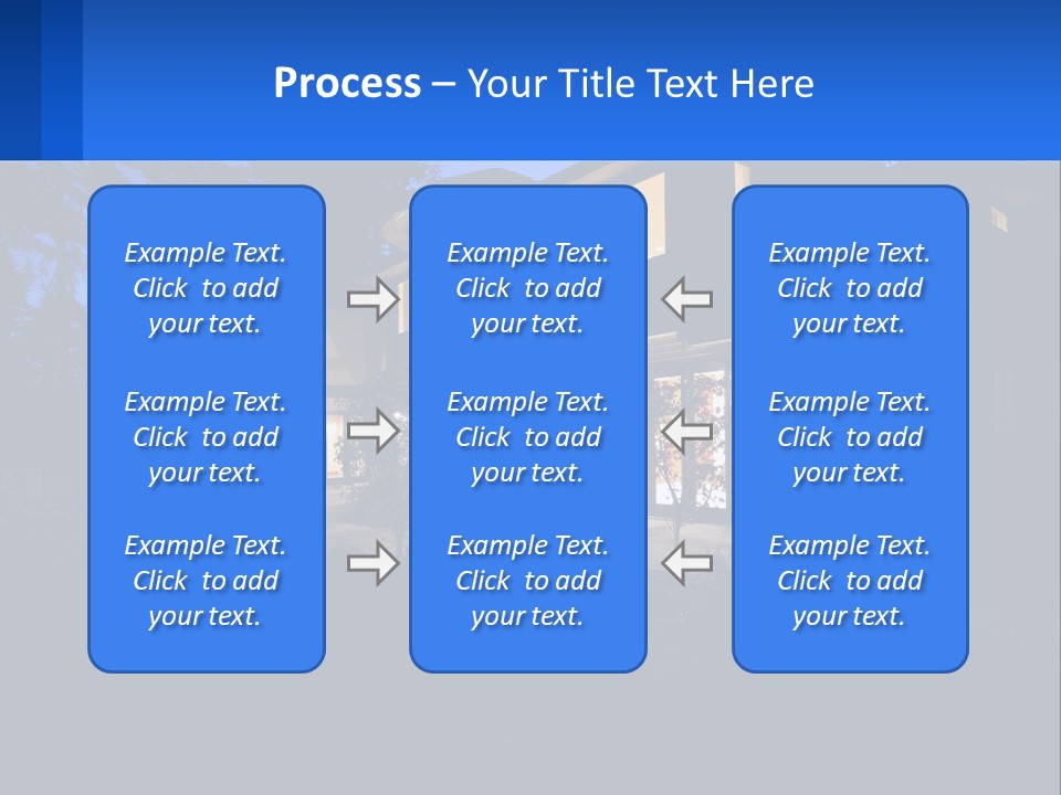 A House Is Lit Up At Night With The Words Name Of Presentation PowerPoint Template