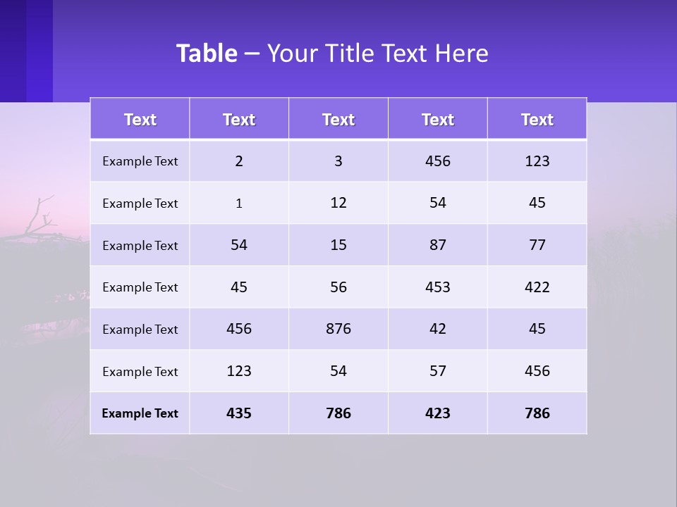 A Tree In The Middle Of A Body Of Water PowerPoint Template