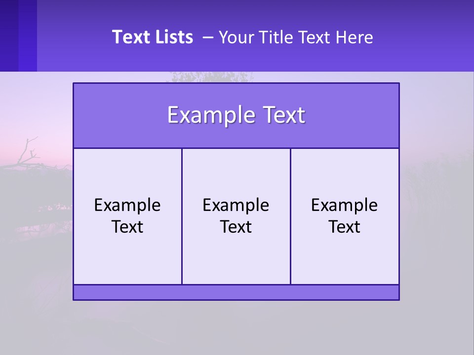 A Tree In The Middle Of A Body Of Water PowerPoint Template
