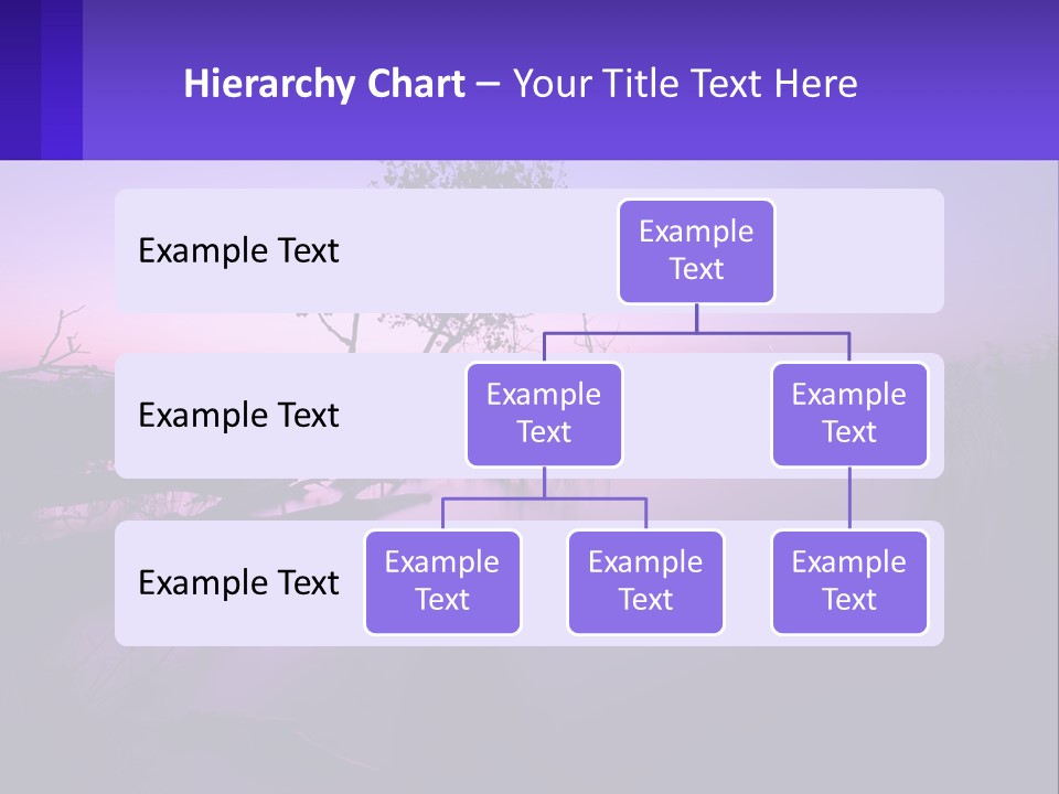 A Tree In The Middle Of A Body Of Water PowerPoint Template