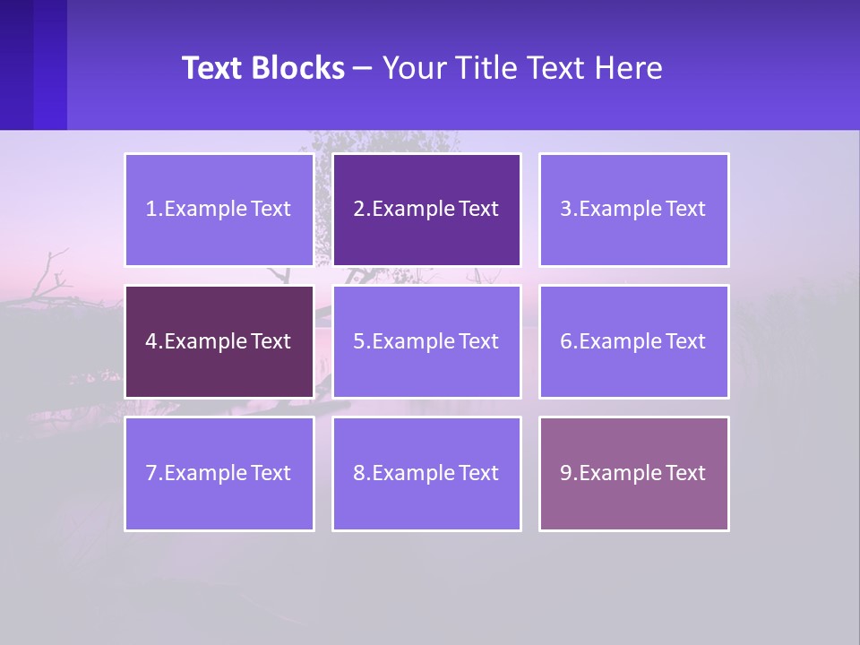 A Tree In The Middle Of A Body Of Water PowerPoint Template