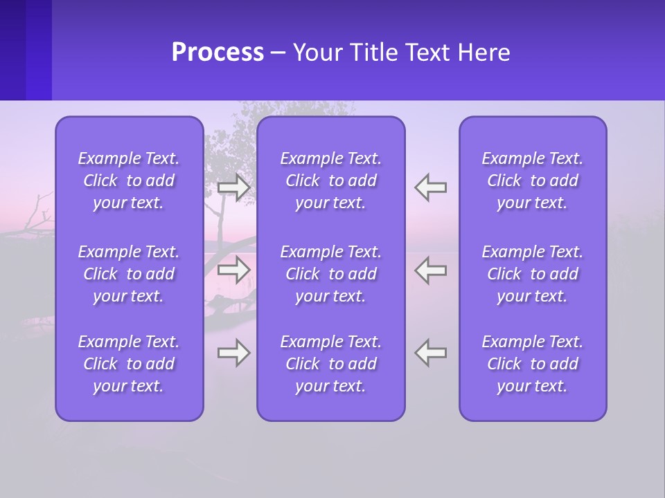 A Tree In The Middle Of A Body Of Water PowerPoint Template