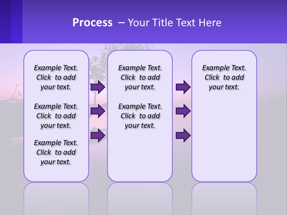 A Tree In The Middle Of A Body Of Water PowerPoint Template