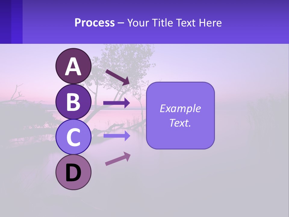 A Tree In The Middle Of A Body Of Water PowerPoint Template