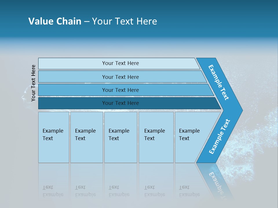 A Man Swimming In The Water Powerpoint Presentation PowerPoint Template