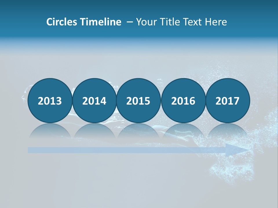 A Man Swimming In The Water Powerpoint Presentation PowerPoint Template