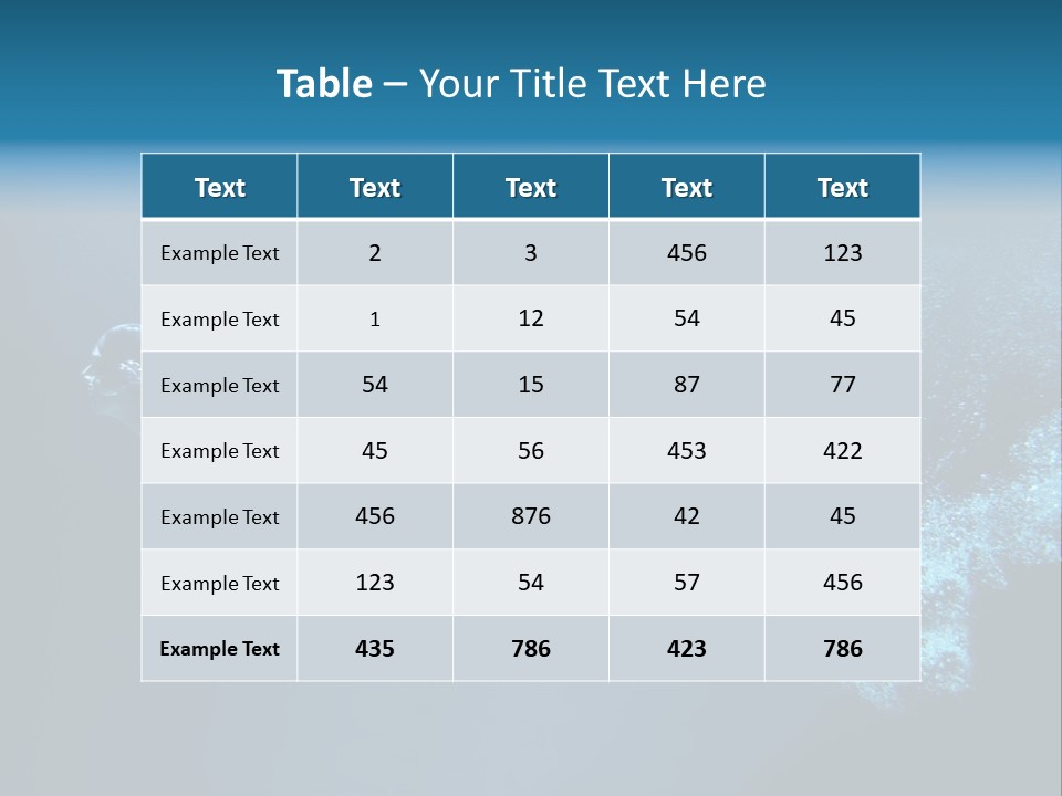 A Man Swimming In The Water Powerpoint Presentation PowerPoint Template