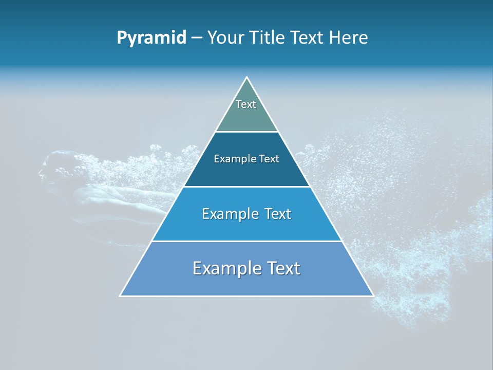 A Man Swimming In The Water Powerpoint Presentation PowerPoint Template