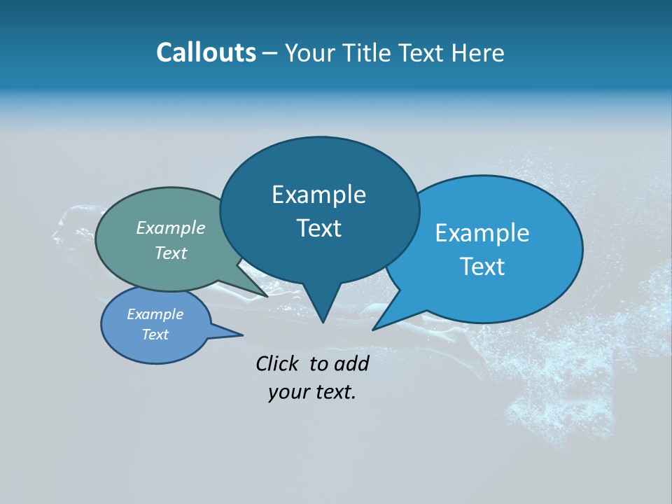 A Man Swimming In The Water Powerpoint Presentation PowerPoint Template