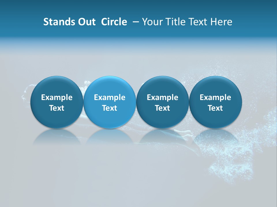 A Man Swimming In The Water Powerpoint Presentation PowerPoint Template